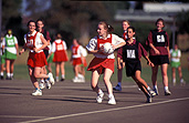 Netball is one of Australia's popular sports for young girls